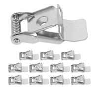 CHILDWEET 12pcs Downlight Panel Lamp Spring Clips for Recessed Lighting, High Hardness 2-Hole Spring Loaded Retaining Clips, Fixed Bracket Accessories for LED Light Fixtures in Ceiling