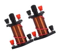 CHILDWEET 2 Pcs Copper Induction Coils for Physics Teaching Purposes, Experimental Solenoid Coil Set with Easy to Store Design, Suitable for Laboratories and Educational Demonstrations