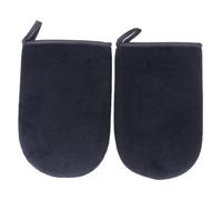 CHILDWEET 2 Pcs Self Tanning Mitts Black Gloves Even Application Comfortable Fit for Natural Sunless Tan Body Face Use