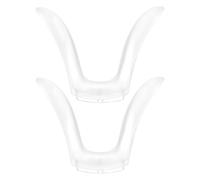 CHILDWEET 2 Pcs Silicone Non-slip Nose Pads for Glasses Soft Integrated Eyeglass Nose Bridge Insert Replacement for Safety and Sunglasses Comfortable Eyewear