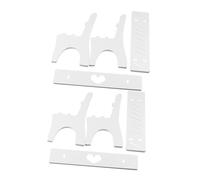 CHILDWEET 2 Pieces Small Long Leg Doll Stools Hanging Foot Chairs 19.5cm DIY Doll Chairs Photo Props for Dollhouse Decoration and Display