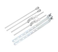 CHILDWEET 2 Set Universal Fit Drain Lift Rod Assembly with Silver Iron Drain Rod Easy Maintenance