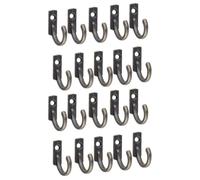 CHILDWEET 20pcs Retro Zinc Alloy Mini Wall Hanger Hooks, for Clothes | Bathroom and Kitchen Use, Smooth Surface Design, Rust Resistant Finish, Protects Towels and Garments