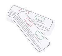 CHILDWEET 20pcs Test Papers Indicator Cards Uvc Test Strip Uv Testing Cards for Lab Use