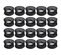 CHILDWEET 20Pcs Wide Edge Elastic Hair Ties for Women Smooth Stretchable Nylon Ponytail Holders Soft High Elastic Hair Bands for Long Ponytail Styling