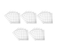 CHILDWEET 25 Sheets Eyelash Glue Stickers Lash Glue Holder Adhesive Pallet Pads for Precise Lash Extension Application Ergonomic Design for Natural Curling Portable Makeup Artist Tool