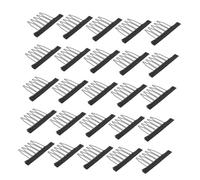 CHILDWEET 25pcs Steel Claw Spring Wig Clips Combs for Wig Caps Secure Fixing Accessories and Easy to Sew for Professional and Personal Use