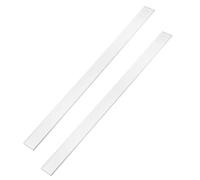 CHILDWEET 2pcs Acrylic Dough Thickness Measuring Rulers 3mm 30cm Pastry Rolling Pin Guides Cookie Fondant Biscuit Leveling Strips Baking Tool for Precise Dough Thickness Control