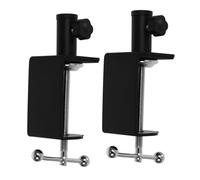 CHILDWEET 2pcs Adjustable Desk Clamp Mic Arm Stand Multi-functional C-clamp Holder for Tables and Desks for Recording Streaming and Broadcasting Easy Installation