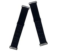 CHILDWEET 2pcs Adjustable Elastic Wig Bands with Non-slip Silicone Grip, Black 30mm Velvet Strap for Secure Wig Fixing and Comfortable Hair Extension Wear