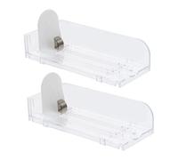 CHILDWEET 2pcs Automatic Cigarette Pusher Display Case Cigarette Show Holder Showcase Display Rack Useful Holder Show Rack Acrylic Transparent