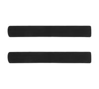 CHILDWEET 2pcs Black Eva Foam Stroller Handle Wrap with Anti-Friction Design and Easy Installation Pushchair Handle Covers Suitable for Park Walks and Shopping Trips