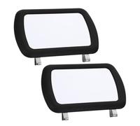 CHILDWEET 2pcs Clip Visor Vanity Mirror for Car Truck Suv High Definition Glass Cosmetic Mirror Portable Sunshade Makeup Accessory Compact and Stylish Auto Interior Modification