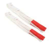 CHILDWEET 2Pcs Heavy Duty Flat Lifting Slings with Wear Resistant Covers Capacity Polypropylene Webbing Straps for Cargo Lifting and Furniture Moving Flexible Lightweight Belt