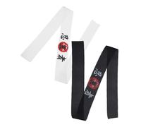 CHILDWEET 2pcs Japanese Samurai Hachimaki Headband Fitness Headband for Karate Training Cultural Chef Accessory for Sushi Costumes Fits All
