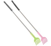 CHILDWEET 2pcs Metal Back Scratcher with Smooth Edges and Easy to Use Design, Handheld Body Massager Roller for Effective Itch Relief, for When Parents are in Need or Birthday Random Color