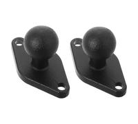 CHILDWEET 2pcs Motorcycle Phone Holder Ball Joint Mounts, Metal Rearview Mirror Mounts with Versatile Design and Easy Installation for Car and Motorcycle Accessories