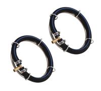 CHILDWEET 2pcs Nanometer Air Diffuser Ring Stainless Steel Circular Bubble Diffuser for Fish Tank Aquarium Indoor and Outdoor Aeration, Effortless Installation