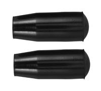 CHILDWEET 2pcs Plastic Fireplace Door Handle Sleeve 8mm Universal Stove and Boiler Knob Cover Replacement Accessory for Oven and Casserole Lid Handles