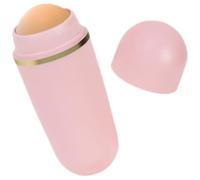 CHILDWEET 2pcs Portable Face Oil Absorbing Roller with Volcanic Stone and Abs Material, Removes Excess Oil and Controls Shine for Facial Skin Care and On-the-go Use