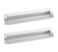 CHILDWEET 2pcs Recessed Invisible Door Pull Handles for Sliding Doors and Cabinets, Aluminium Alloy Material with 160mm Hole Distance, Modern Minimalist Style, Suitable for Old Homes