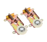 CHILDWEET 2pcs Sliding Door Rollers Wheel Fittings for Doors Hardware with Wear Resistance Silent Operation 4.33x2.36x0.43in Replacement