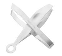 CHILDWEET 2pcs Stainless Steel Pig Hair Remover Tweezers with 430 Slanted and 304 Flat Tips, Manual Kitchen Fish Bone Pluck Tweezer Set for Chicken, Duck, and Food Hair Removal