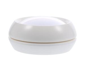 CHILDWEET 2pcs Travel Makeup Powder Containers Set with Sponge Puff, 10g Small Reusable Loose Face Powder Compact Case, Eco-friendly Plastic Storage Jars for Home and On-the-go Use