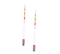 CHILDWEET 2pcs Triple-range Hydrometer for Home Brewing Accurate Sugar and Alcohol Measurement for Beer Wine Mead and Easy to Use Scale Tester
