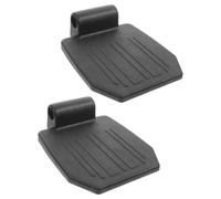 CHILDWEET 2Pcs Universal Wheelchair Footrest Footplates Heavy Duty Replacement Footrest Pedal for Elderly and Patient Mobility Aids Compatible with Elevating Wheelchair Legs