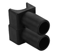 CHILDWEET 2pcs Wheelchair Seat Rail Replacement Clips Plastic U-Shaped Sliding Blocks Heavy-Duty Frame Support Accessories for Standard Transport Chairs and Seniors