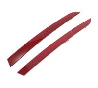 CHILDWEET 2pcs X3 F30 Rear Bumper Reflectors Car Rear Bumper Lights Self-adhesive Reflective Strips Easy to Install