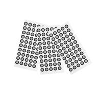 CHILDWEET 3 Sheets 3d Scanning Reference Marker Dots, Black Pet Reflective Film Points for Precise Positioning, Easy-to-apply Scanner Accessories for Objects, People and Architecture