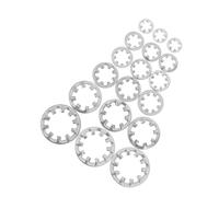 CHILDWEET 300pcs Stainless Steel Slip Gasket Set Internal Tooth Serrated Washers Insulation Washers for Mechanical Maintenance