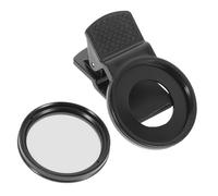 CHILDWEET 37mm CPL Phone Lens Filter Ultrathin Clip-on Circular Polarizer for Smartphone Photography Neutral Density Lens for Enhanced Image Clarity Black Random Style