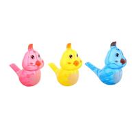 CHILDWEET 3pcs Cartoon Bird Whistles for Fun Water Whistles for Speech and Oral Muscle Training Safe Materials Engaging for Family Activities and Outdoor Adventures