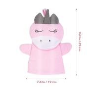 CHILDWEET 3pcs Exfoliating Bath Scrubber Gloves Set with Cute Animal Designs Bee, Penguin, Unicorn - Soft Body Scrubbers for Gentle Shower and Back Cleaning