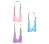 CHILDWEET 3pcs Silicone Nose up Shapers for Raising and Improving Flat Nose Assorted Colour for Beauty Enhancement and Comfortable Daily Use
