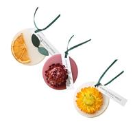 CHILDWEET 3pcs Strong Scented Dry Aromatherapy Ornament Decorative Wax Melt for Home