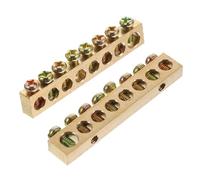 CHILDWEET 4 Pcs Copper Grounding Bar Terminal Block 8-hole Screw Terminal Electrical Distribution Wire Connector for Industrial Power Supply and Ground Neutral Bar