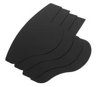 CHILDWEET 4 Pcs Hairline Shaping Template Beard Guide Shaping Template 7.07x4.32x0.04in Easy to Store for Men Classic Black Design Home Use