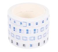 CHILDWEET 4 Rolls Journal Tape Japanese Date Washi Tape for Time Management and Scrapbooking, Sturdy Washi Paper Simple Design for Office and Study Efficiency Planning