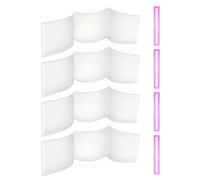 CHILDWEET 4 Sets Portable Mahjong Instruction Card Holder with Plastic Covers and Thick Inner Pages, Sturdy Binding, for Tournaments and Family Gatherings, Sturdy Protective Sleeve