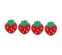CHILDWEET 4pcs Car Air Vent Clips Strawberry Design Air Freshener Vent Clips for Car Ac Outlet Interior Decorations