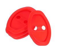 CHILDWEET 4pcs Car Door Lock Covers Thickened Silicone Latch Protection Pads Noise Dampening Impact Resistant Vehicle Door Lock Guards Stopper Set