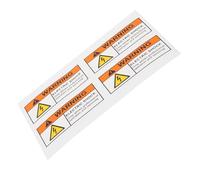 CHILDWEET 4pcs Caution High Voltage Stickers Electrical Hazard Warning Labels Safety Signs for Electric Panels Professional Maintenance Use 7x3.4cm