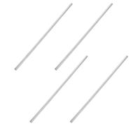 CHILDWEET 4pcs Iron Thermal Probe Rods for Heat Conduction Experiment, Stable Conductivity and Can Be Drilled, 8 Inch Silver Thermal Iron Bars for Laboratory Equipment and Science Education