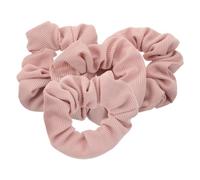 CHILDWEET 4pcs Pink Scrunchie with Zipper Pocket for Women Elastic Hair Tie with Hidden Storage Compartment, Discreet Storage, Travel-friendly Polyester Hair Accessory for Workouts
