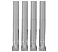 CHILDWEET 4pcs Three-jaw Spring Collet Chuck Secure Clamping System Stainless Steel Nail Drill Chuck Versatile Application Experienced Nail Technicians Beginners Home Use