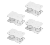 CHILDWEET 4pcs Tissue Box Spring Holder Plastic and Iron with Adjustable Height and Built-in Elasticity, Material, Suitable for Home and Dining Room Use